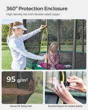 SONGMICS trampoline safety certification and EN71-14 GS approval detail