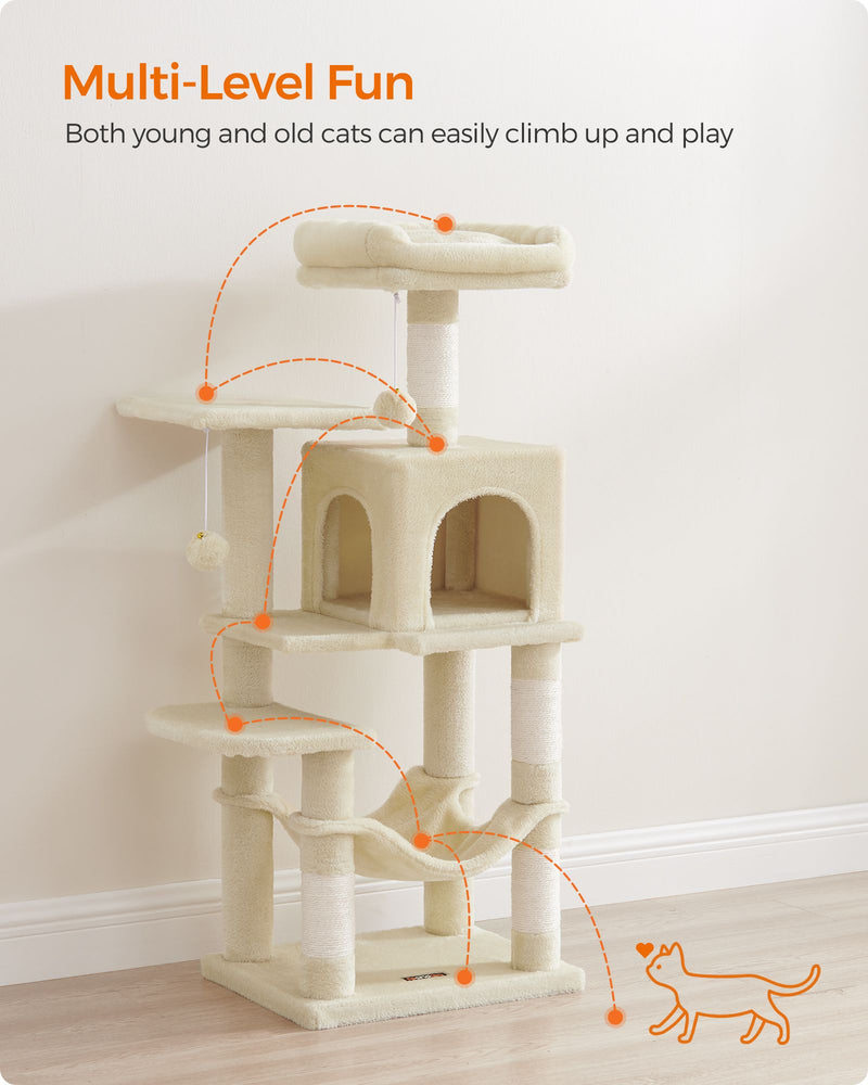 Close-up of the cave entrance on the cat tree
