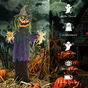 Icon panel listing sound, movement, posable arm, light-up eyes and battery features
