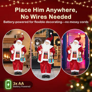Battery powered callout with 3 AA batteries and display locations
