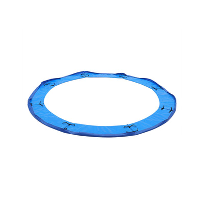 Songmics 12ft trampoline safety pad shown alone in blue against a white background, full ring view