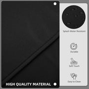 Black Rattan Sofa Cushion Cover for Outdoor Garden Furniture Weather Resistant Polyester