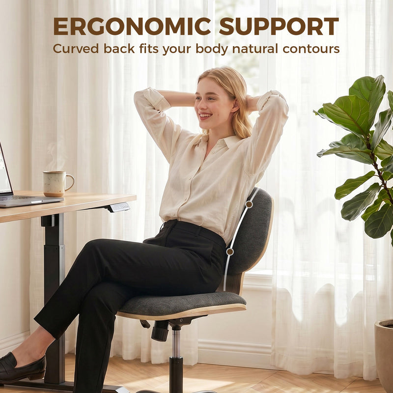 Ergonomic Office Chair for Comfortable Home Working with Adjustable Height