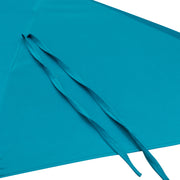 Sky Blue 4.6m Double Garden Parasol With Crank Handle For Large Outdoor Shade