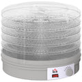 5 Tier Food Dehydrator with Adjustable Temperature for Drying Fruit and Jerky Grey