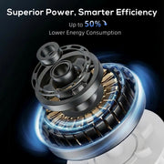 Tower Fan for Quiet Energy Saving Cooling with Remote Control for Home or Office White AOSOM