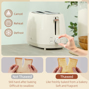 Cream White Cordless Kettle and Toaster Set 1.7L 3000W Fast Boil with 7 Browning Levels by HOMCOM