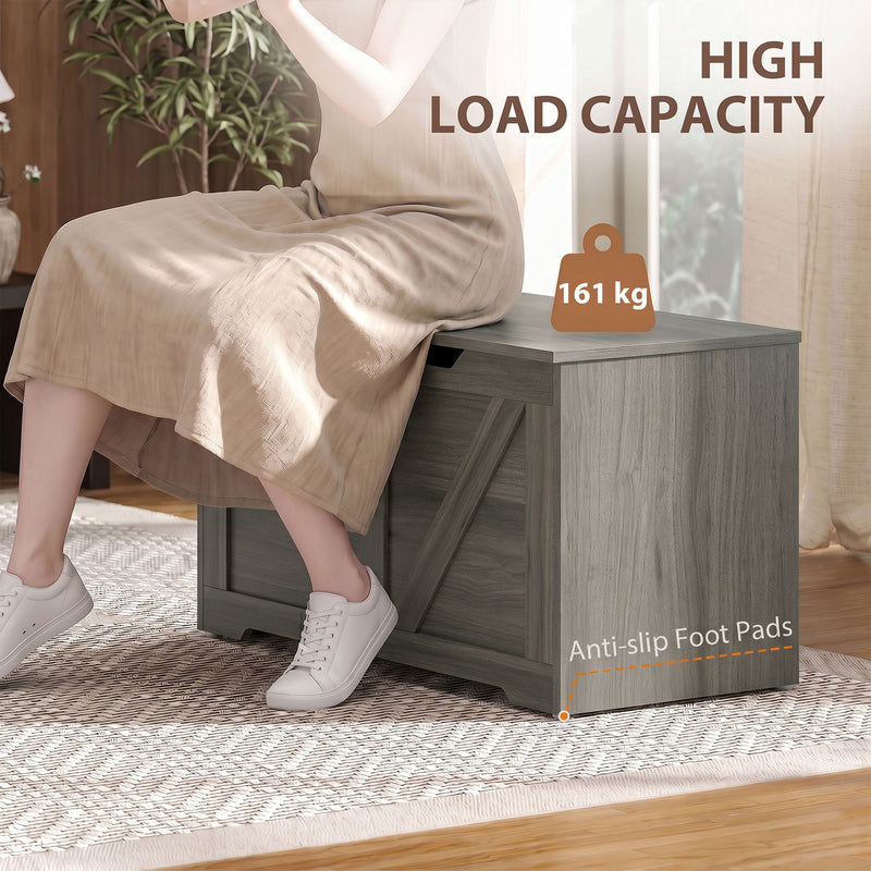 Storage Bench with 100L Hidden Compartment and Seat for Hallway or Bedroom