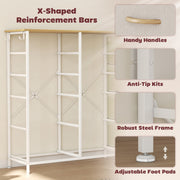 Ten Drawer Fabric Chest for Bedroom or Living Room Storage Solution, Beige