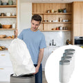 Liner Code 30A Pre-separated 8-gallon drawstring rubbish bags 4 rolls for 30L bins by Songmics
