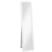 Full Length Freestanding or Wall Mount Mirror 157cm Ideal for Bedroom or Hallway, White