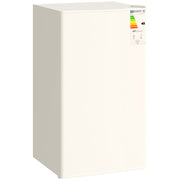 91L Under Counter Fridge Freezer With Chiller Box And Adjustable Thermostat Beige