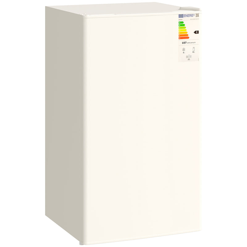 91L Under Counter Fridge Freezer With Chiller Box And Adjustable Thermostat Beige