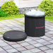 300L Portable Ice Bath Tub for Cold Water Therapy with Lid and Carry Bag by SPORTNOW