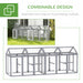 Large Wooden Chicken Run with Combinable Design and Secure Enclosure by PawHut