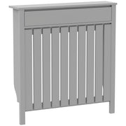Radiator Cover with Storage Drawer for Hallway Safety and Extra Space Grey Homcom