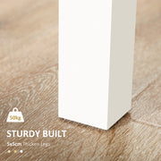 120cm Modern Dining Table for 4 to 6 with Oak Grain by HOMCOM