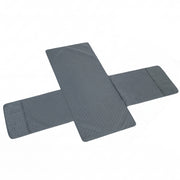 Waterproof Single Sofa Cover with Non Slip Backing and Storage Pockets Grey AOSOM