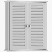 Bathroom Wall Cabinet White - image 1