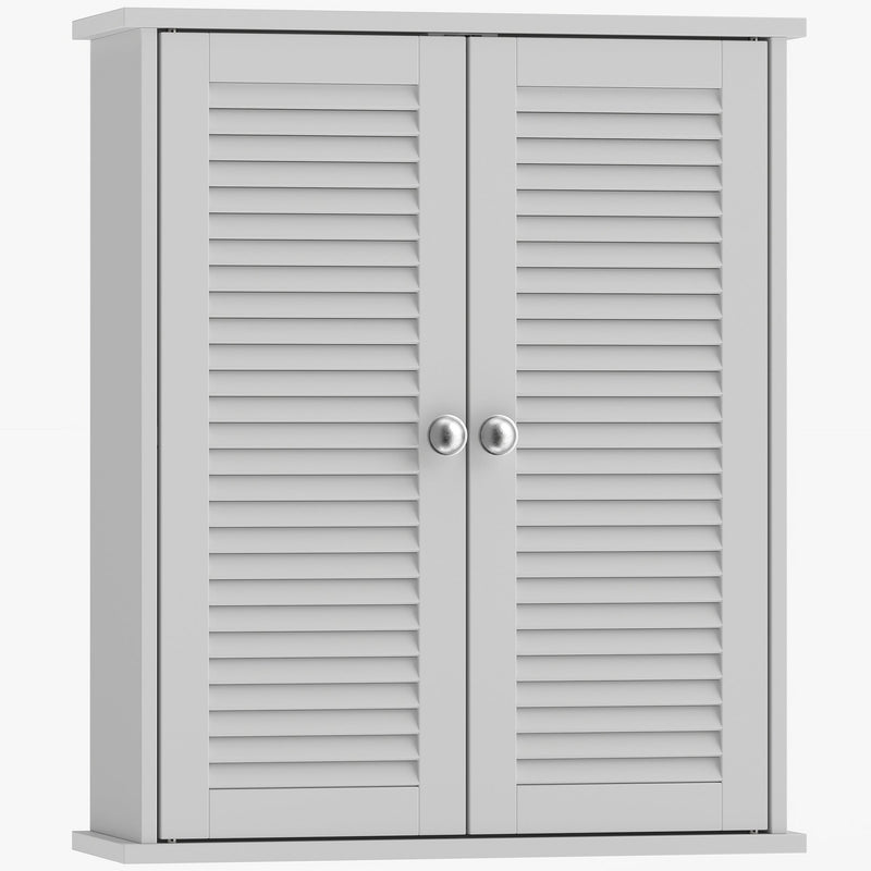 Bathroom Wall Cabinet White - image 1