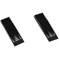 HOMCOM 2PCS Car Ramps, 3 Ton Low Entrance Plastic Curb Ramps with Anti-Slip Surface, Car Lift for Garage Workshop Cars SUVs Small Vans