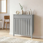 Radiator Cover with Storage Drawer for Hallway Safety and Extra Space Grey Homcom
