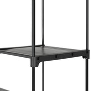 Double Hanging Rail Clothes Wardrobe with Spacious Storage for Bedroom by Songmics