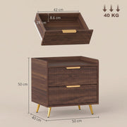 Drawer inner size 42 x 29 x 8.6 cm and 40 kg weight capacity diagram