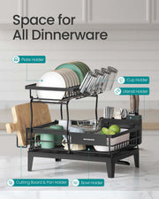 Removable cutlery holder with three compartments