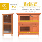 Graphic showing the two-tier design with 0.4 square metres of floor space per level