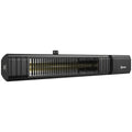 Outsunny black wall-mounted patio heater bar on white background