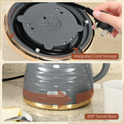 Grey 3kW Rapid Boil Honeycomb Kettle for Rapid Boiling by HOMCOM