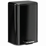20L steel pedal bin with silver foot pedal on a white background