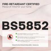 Pale Pink Fabric Gaming Chair With Lumbar Support And Headrest For Comfortable Play