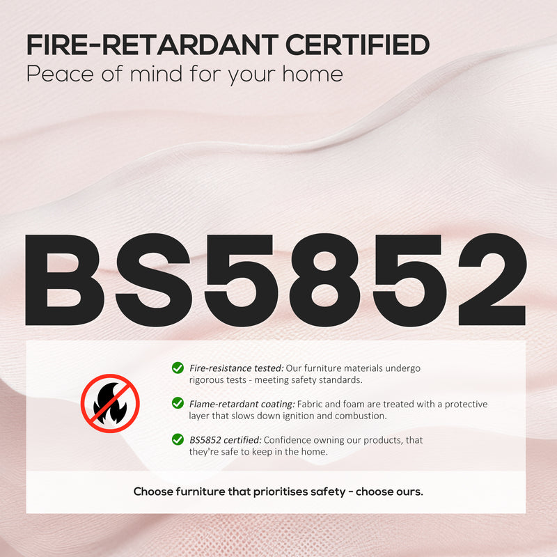 Pale Pink Fabric Gaming Chair With Lumbar Support And Headrest For Comfortable Play