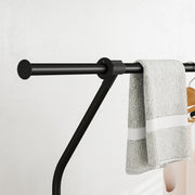 Dark Grey Rolling Laundry Sorter With Hanging Rail and 3-Bag Organiser by HOMCOM