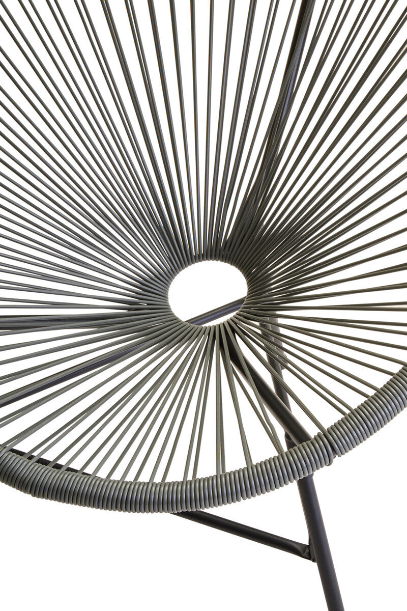 Detail shot of the side table top