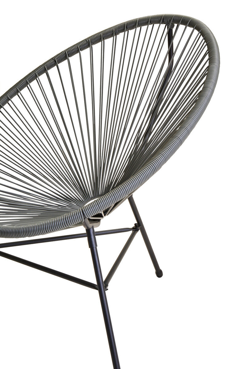 Close-up of the chair seat weave detail
