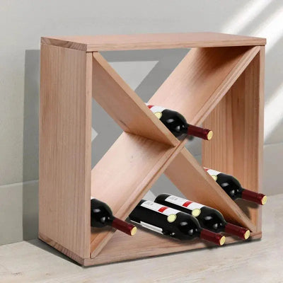 24 Bottle Wine Rack Homcom