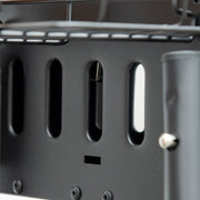 Outsunny Portable Charcoal BBQ Grill with Seasoning Baskets for Camping Picnic Hiking AOSOM