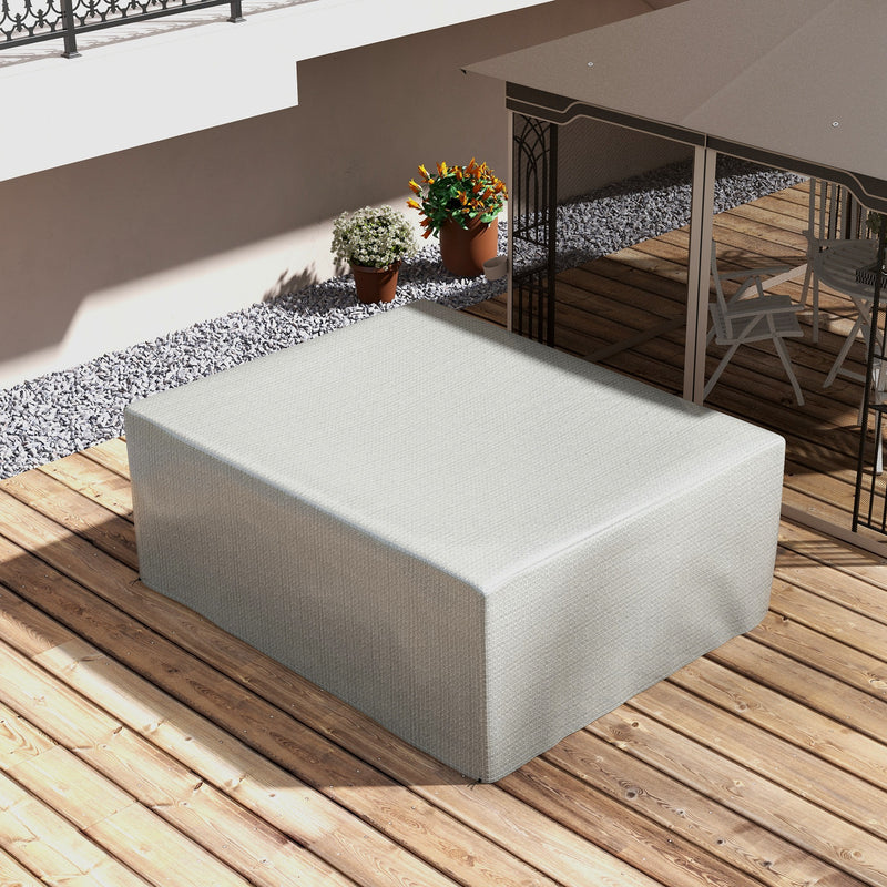 Grey Waterproof Garden Furniture Cover for Large Patio Set with UV Protection