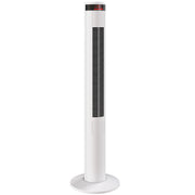 Tower Fan with Remote Control for Quiet Cooling and Space Saving in Any Room White AOSOM