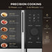 Black 23L 800W Digital Solo Microwave With 10 Power Levels and Auto Cook by HOMCOM
