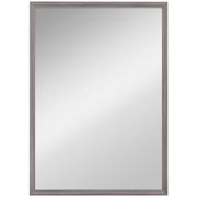 HOMCOM Wall Bathroom Mirror, 50 x 70 cm Wall-Mounted Mirror for Living Room, Bedroom, Hallway, Grey AOSOM