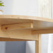 Natural Wooden Drop-Leaf Dining Table Seats 4-6 by HOMCOM