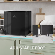 46 Litre Table Top Mini Fridge With Ice Box Ideal For Bedrooms And Home Office Black