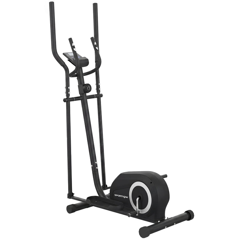 Elliptical Cross Trainer for Quiet Home Workouts with App Connectivity and 8 Resistance Levels Grey