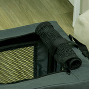 Portable Pet Carrier With Soft Cushion For Small Dogs Ideal For Travel, Grey