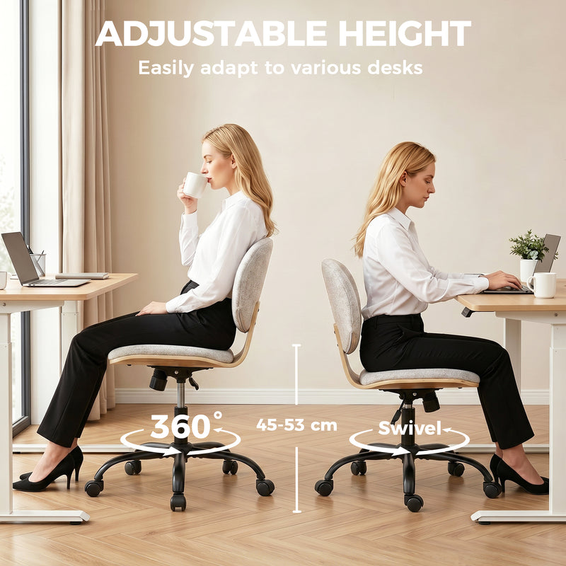 Ergonomic Office Chair for Comfortable Home Working with Adjustable Height