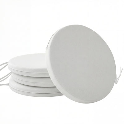 Outdoor Seat Cushions Set of 4 for Pressure Relief and Safer Garden Chairs White Outsunny